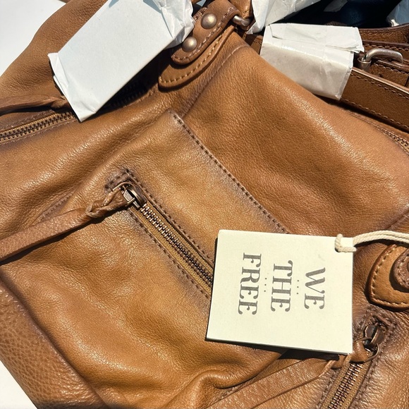 We The Free Baby Emerson Tote Bag | Saddle NWT $178 - Picture 3 of 3